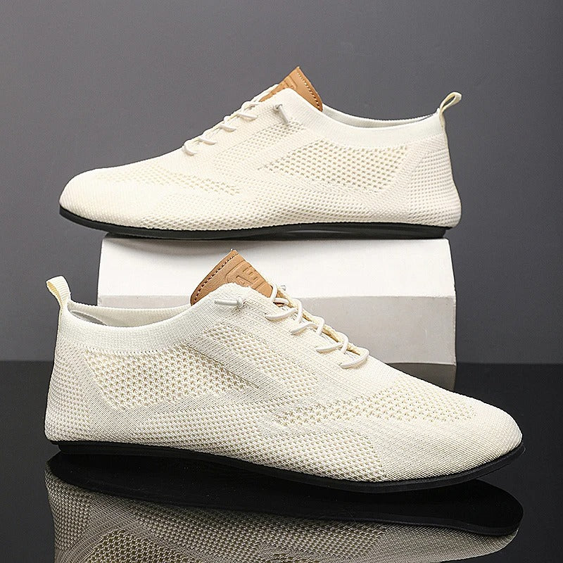 Raymond | Men's Lace-Up Mesh Round Toe Sneakers