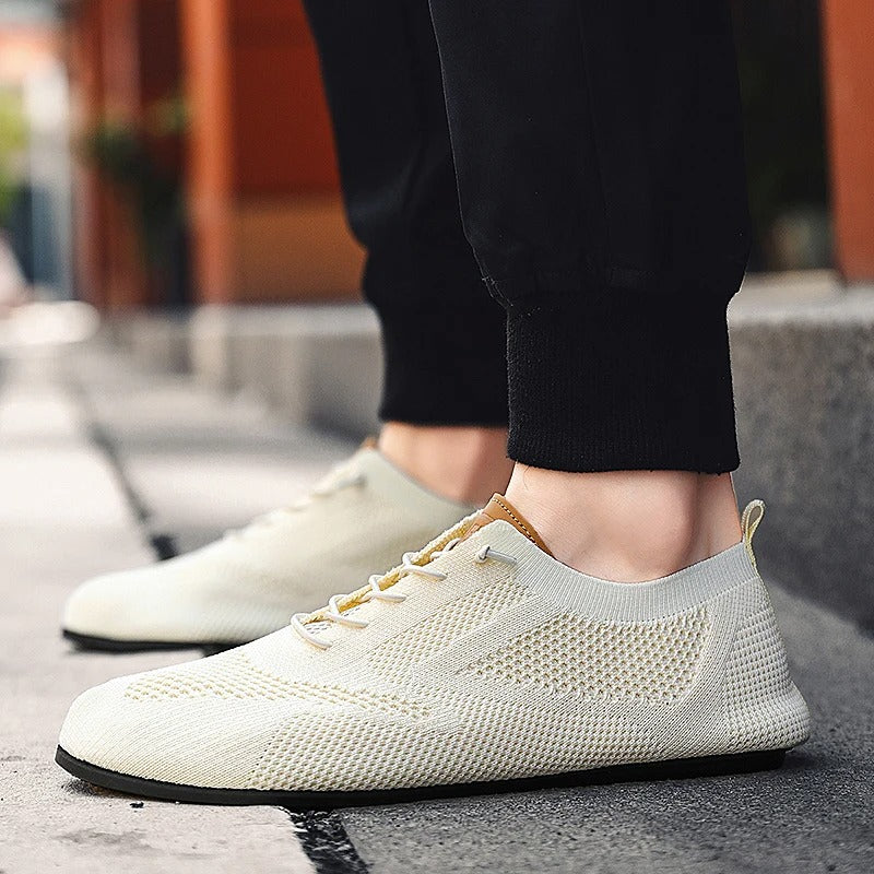 Raymond | Men's Lace-Up Mesh Round Toe Sneakers