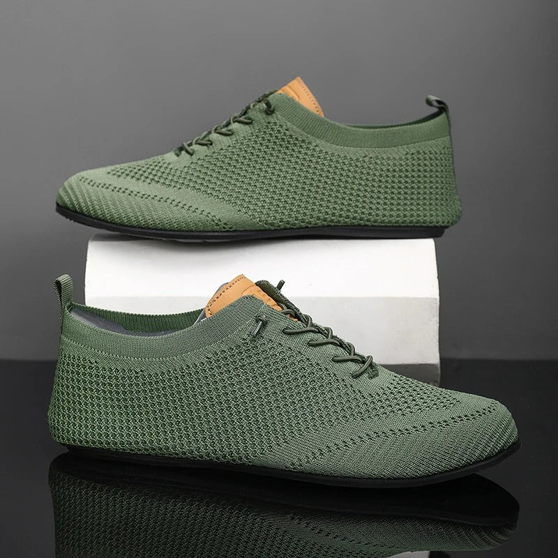 Raymond | Men's Lace-Up Mesh Round Toe Sneakers