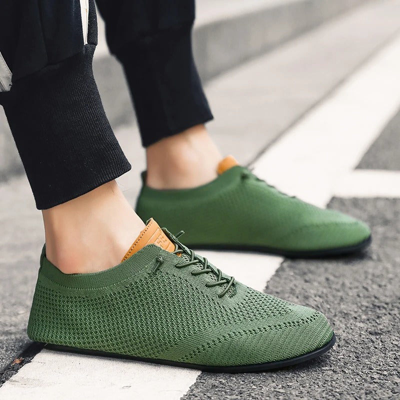 Raymond | Men's Lace-Up Mesh Round Toe Sneakers