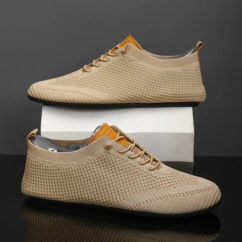 Raymond | Men's Lace-Up Mesh Round Toe Sneakers