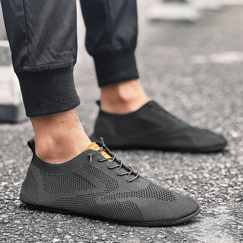 Raymond | Men's Lace-Up Mesh Round Toe Sneakers