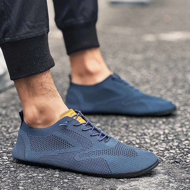 Raymond | Men's Lace-Up Mesh Round Toe Sneakers