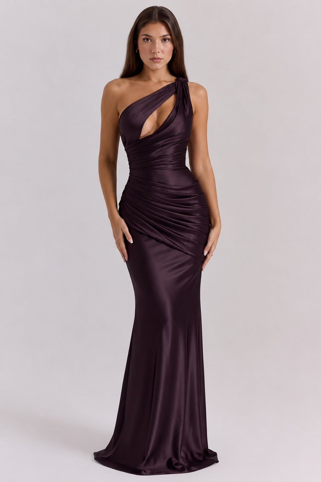Rosie | Women’s Draped Cut Out Sleeveless Wedding Guest Dress