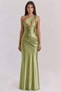 Rosie | Women’s Draped Cut Out Sleeveless Wedding Guest Dress