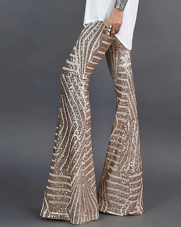 Rosie | Women’s Sequin Bell Bottom Party Pants