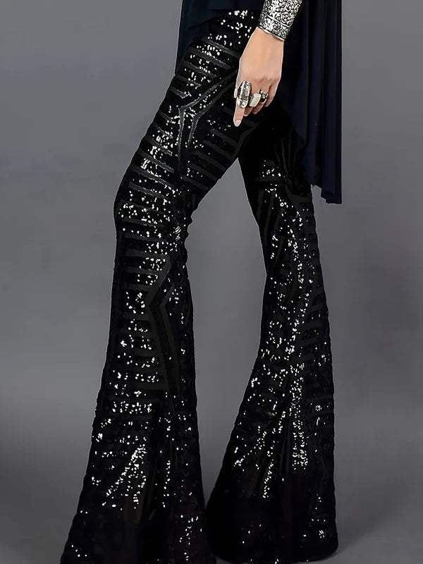 Rosie | Women’s Sequin Bell Bottom Party Pants