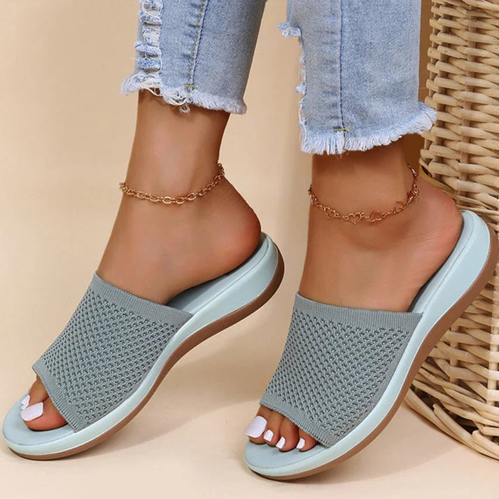 Sandra | Women’s Platform Sole Open Toe Slides
