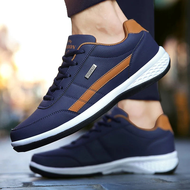 Sebastian | Men's Closed Toe Lace Up Low Top Platform Shoes