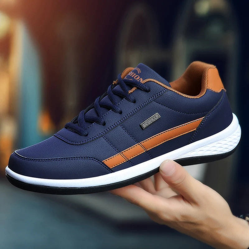 Sebastian | Men's Closed Toe Lace Up Low Top Platform Shoes