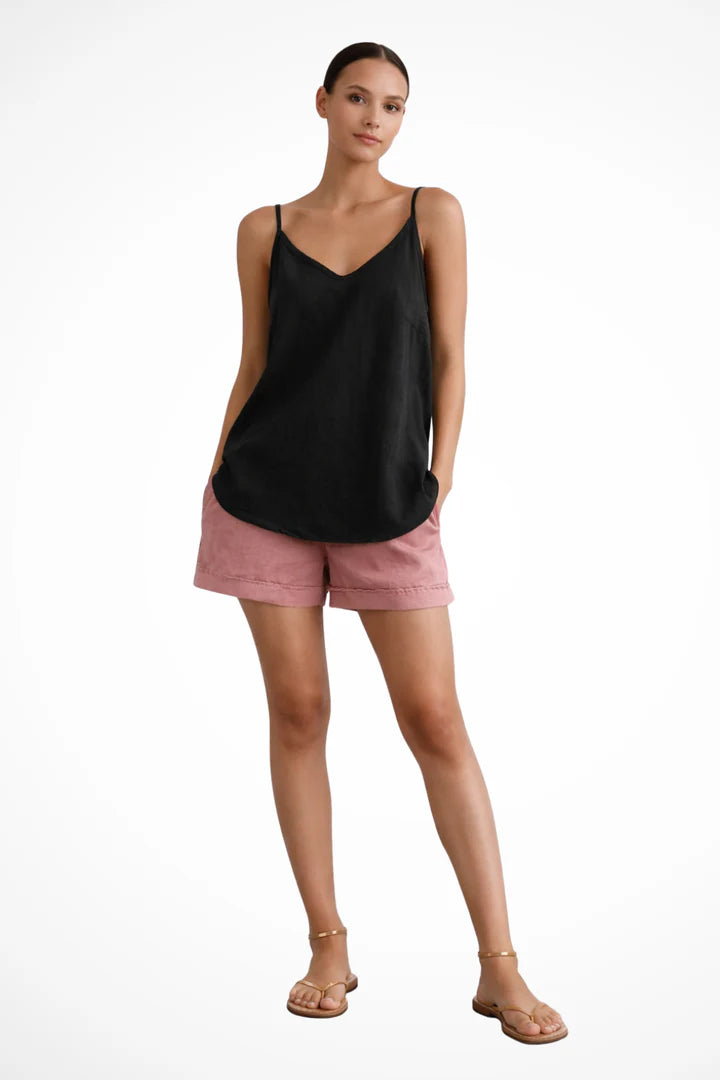 Sheena | Women’s Sleeveless V Neck Strappy Summer Top