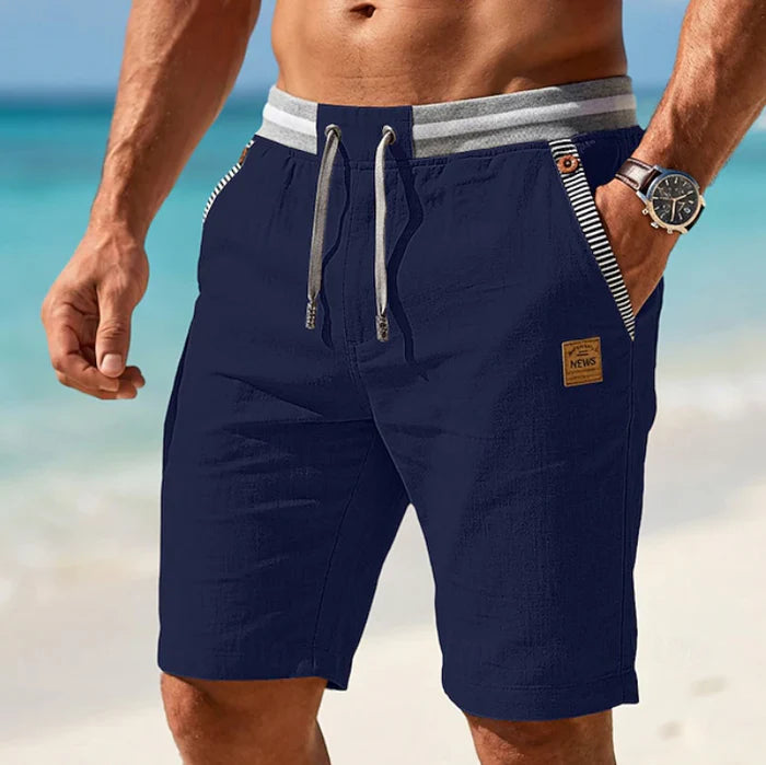 Sherlock | Men’s Knee Length Adjustable Drawstring Beach Shorts