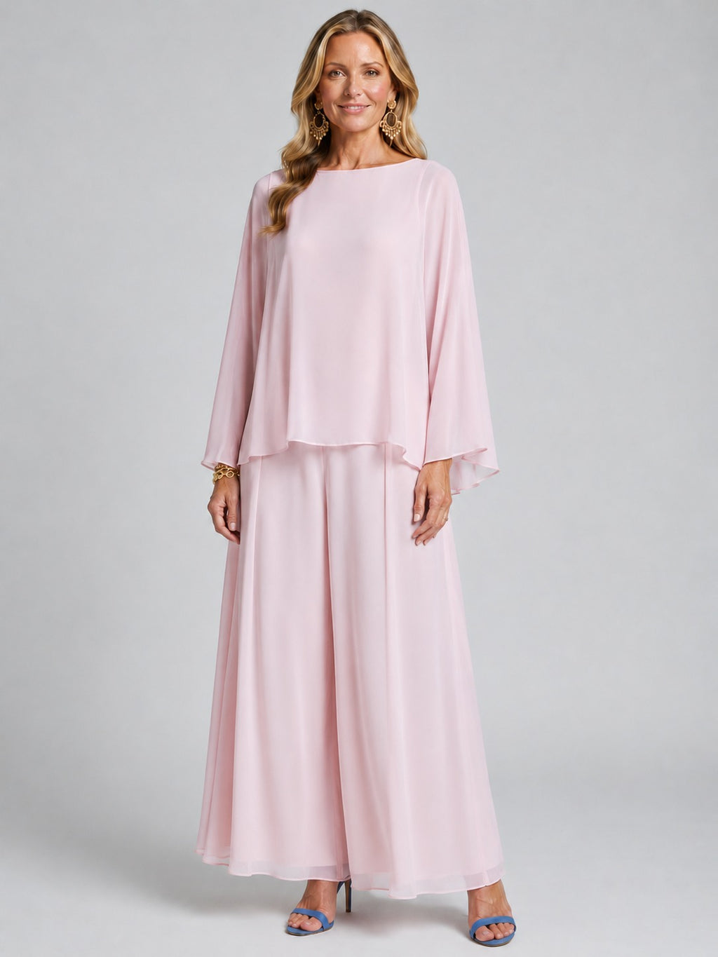 Skylar | Women’s A Line Scoop Neck Flowy Maxi Dress
