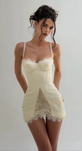Susan | Women’s Sleeveless Sweetheart Neck Corset Mini Dress