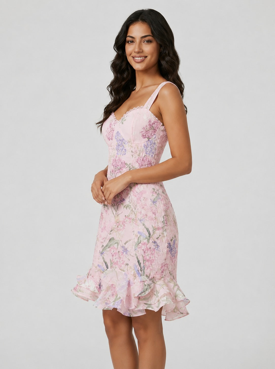 Taylor | Women’s Strappy Sleeveless Floral Print Mini Dress