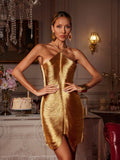 Vashti | Women’s Backless Halter Neck Sleeveless Mini Dress
