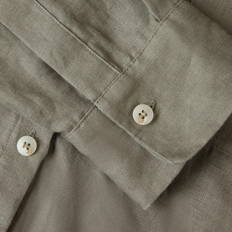 Zelda | Women's Button Front Cropped Long Sleeve Shirt